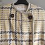 Designer See by Chloe wool cape coat poncho vest jacket S/M    80% wool Image 3