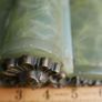 Vintage Green Onyx and Bronze 7" x 5" x 2" Image 6