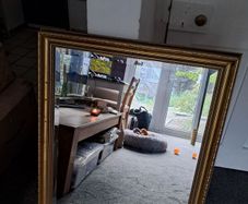Antique look Gold/Brass mirror