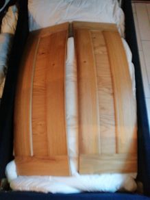 4 X   brand new curved drawer fronts