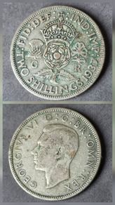 Great Britain Silver Florin 1937...1946 KM# 855