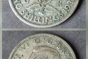 Great Britain Silver Florin 1937...1946 KM# 855