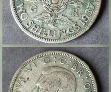 Great Britain Silver Florin 1937...1946 KM# 855