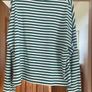 Bohemela at Shein Green Striped Sweatshirt UK 14 Image 8