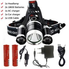 Brnd New LED Headlamp Outdoor Lights Torch Garage Equipment