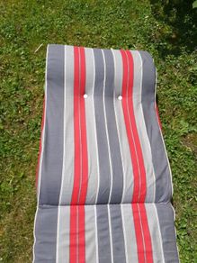 sun bed vintage cushion
