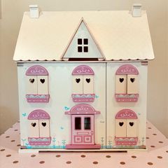 Lovely ELC Wooden Dolls House & furniture