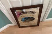 Southern Comfort advertising mirror