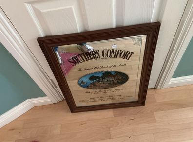 Southern Comfort advertising mirror