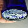 390 - Beautiful Vintage Cobalt Blue Glass Decorative Collectible Milk of Magnesia Bottle Image 2