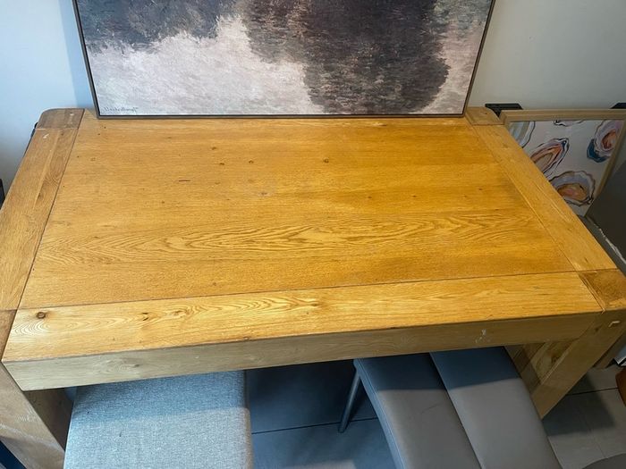 Solid wood country kitchen style table