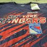 New York Rangers NHL Navy T-Shirt Medium Adult Reebok Hockey Shirt Image 5