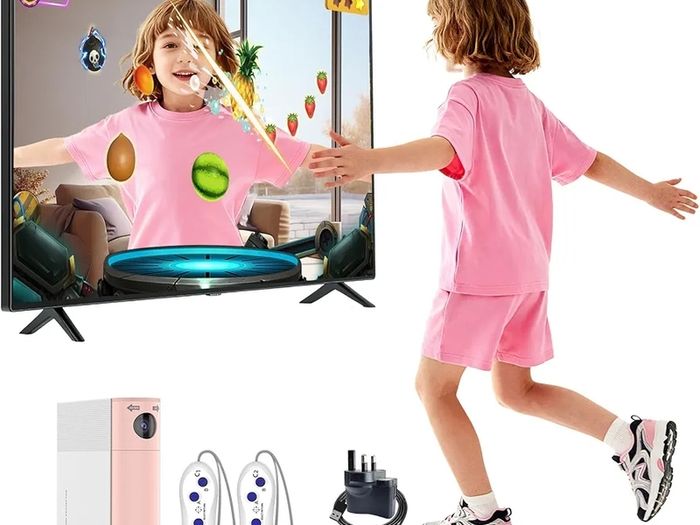 Motion Gaming Console for Kids: Educational AR Learning Games (28+) for Ages 4+ Boys & Girls - Boost Coordination Fitness & STEM Skills Motion-Sensing Video Game System