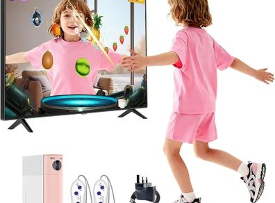 Motion Gaming Console for Kids: Educational AR Learning Games (28+) for Ages 4+ Boys & Girls - Boost Coordination Fitness & STEM Skills Motion-Sensing Video Game System