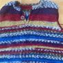 Real wool hand knitted tank top 3-5 years Image 2