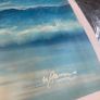 Large Hand Painted Oil on Canvas - Seascape with Seagulls Image 5