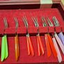 1950s Vintage Cocktail Fork Set Image 9
