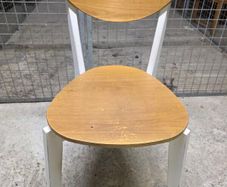 12 wooden chairs
