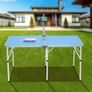 Table Tennis Table Foldable Indoor Ping Pong Table Blue 152 x 76 cm Portable Table Tennis Table with Net 6 Holders and 3 Reinforced Stabilisation Rods Multifunctional It Can Also Be Used as a Dining Image 6