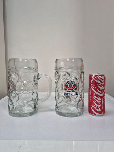 2 x original Erdinger Mugs