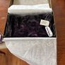 Gerry Weber Silk Blend ( Chenille Like ) New / Boxed Purple / Black / Grey / Charcoal Image 2