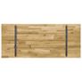 Table Top Solid Oak Wood Rectangular 23 mm 120x60 cm Image 3