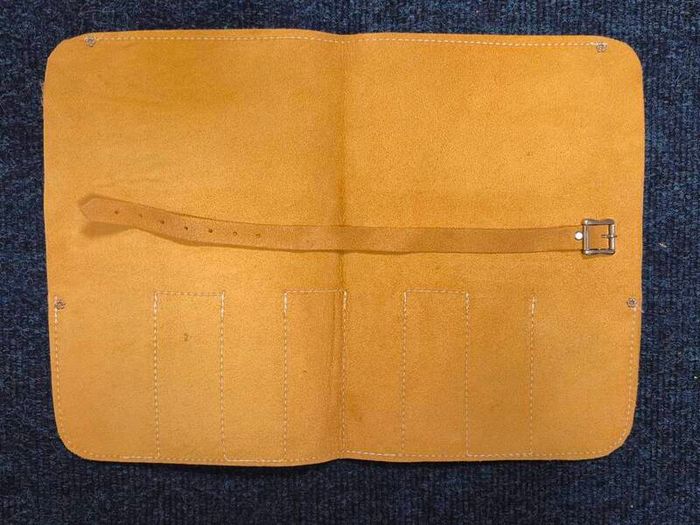 Leather chisel roll / tool roll