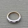 Vintage 9ct Gold Sapphire Eternity Ring Image 4