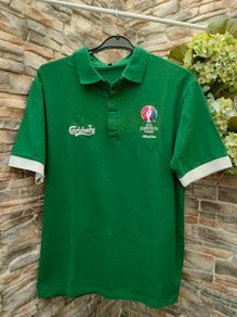 Official Carlsberg Euro 2016 Football Polo T-shirt  Size XL