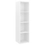 Wall-mounted TV Cabinets 2 pcs White Chipboard Image 2