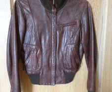 Ladies leather jacket