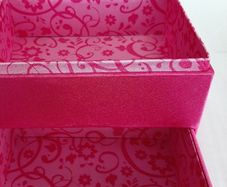 New pink jewellery box