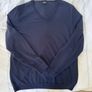 Hugo Boss v neck merino wool sweater XXL Image 4