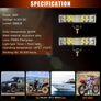 2pcs 17.78 cm LED Light Bar 60W 5500LM 6500K White Lighting Off Road Driving Auxiliary LED Image 10