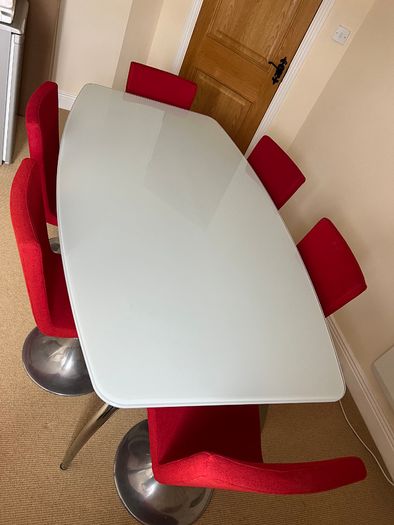 Calligaris Table & 6 Chairs