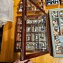 Collection Of Over 120 Ceramic And Metal Timbles In 5 Wall Hanging Cabinets. All In Good Condition.  See Photos For Same. Image 4