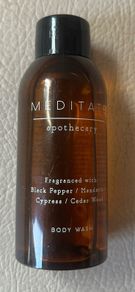 Apothecary Meditate Black Pepper Body Wash 60ml