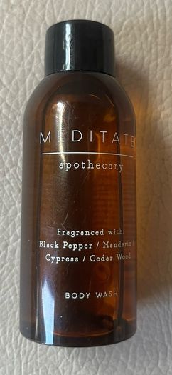 Apothecary Meditate Black Pepper Body Wash 60ml
