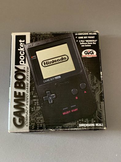 Nintendo Gameboy Pocket Black Boxed