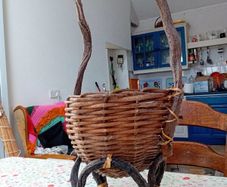Standing Grapevine Basket