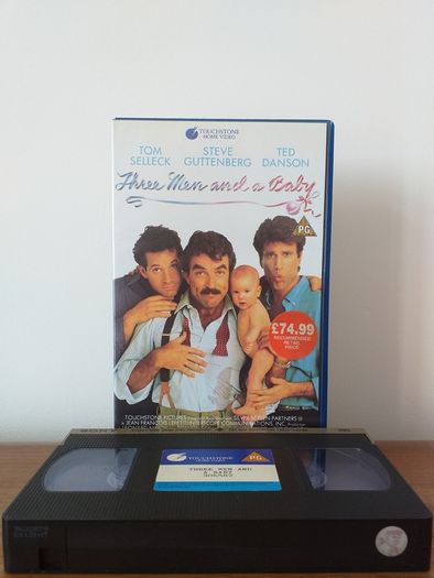 Three Men And A Baby VHS Pal Video Cassette Tape