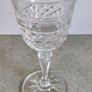 Lovely Galway Single White / Cherry Wine Glass. Image 2