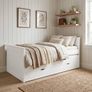 FREE: White Headboard, Footboard & Hardware for Sanders Captain's Bed (SND001), Box 1 Only Image 4