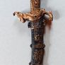 Gothic Skull Plastic Toy Sword With Cover (New). Image 2