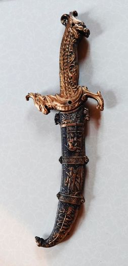 Gothic Skull Plastic Toy Sword With Cover (New).