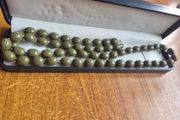 Vintage Green Beads Necklace