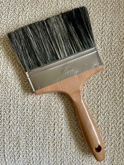 6" / 150mm Natural Bristle Paintbrush