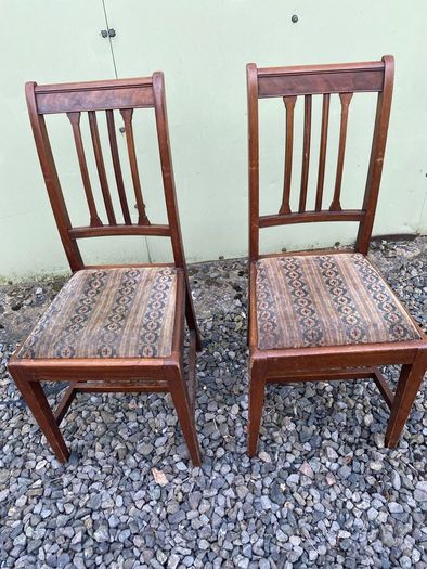pair of antique chairs