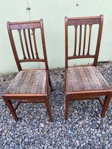 pair of antique chairs