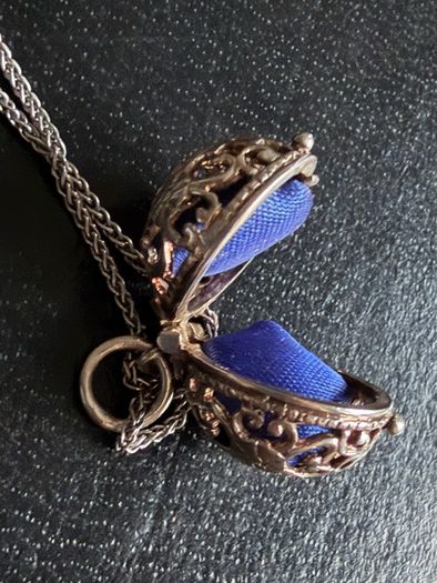 silver necklace